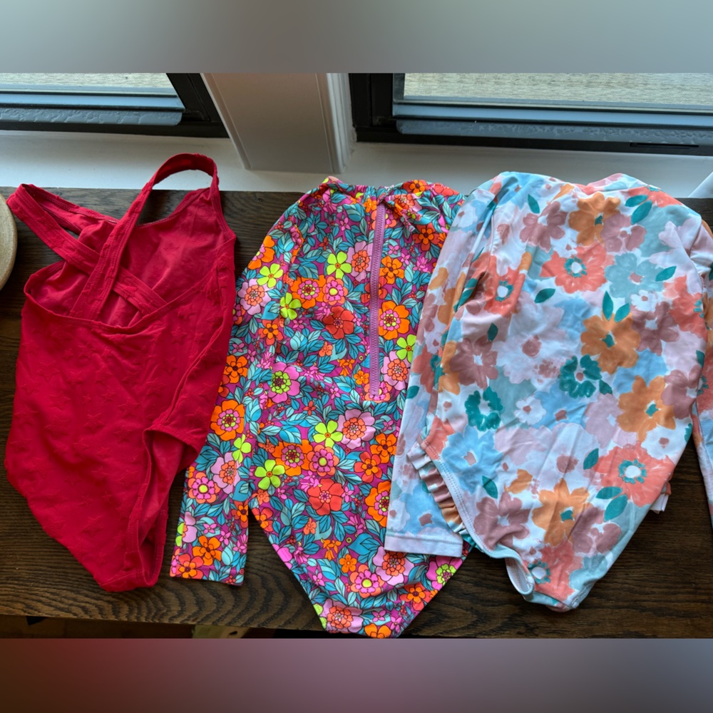 Lot of 4 Girls Bathing Suits